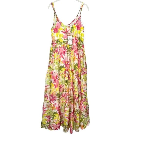 Roberta Roller Rabbit Maxi Dress Size Small Dakota Floral Tiered NEW $228 - Picture 1 of 11